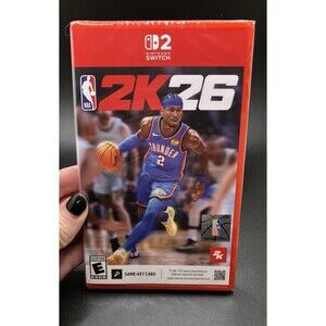NBA 2K26 Game-Key Card Nintendo Switch 2 New Factory Sealed
